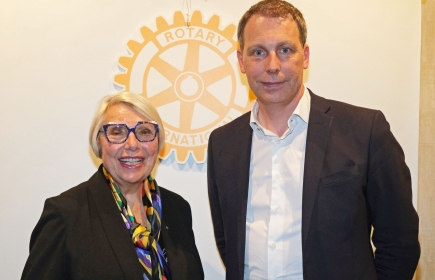Josette Vignat et Pascal Ronzière